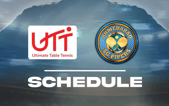 Ahmedabad SG Pipers schedule, fixtures, results, preview, and squad for Ultimate Table Tennis 2025