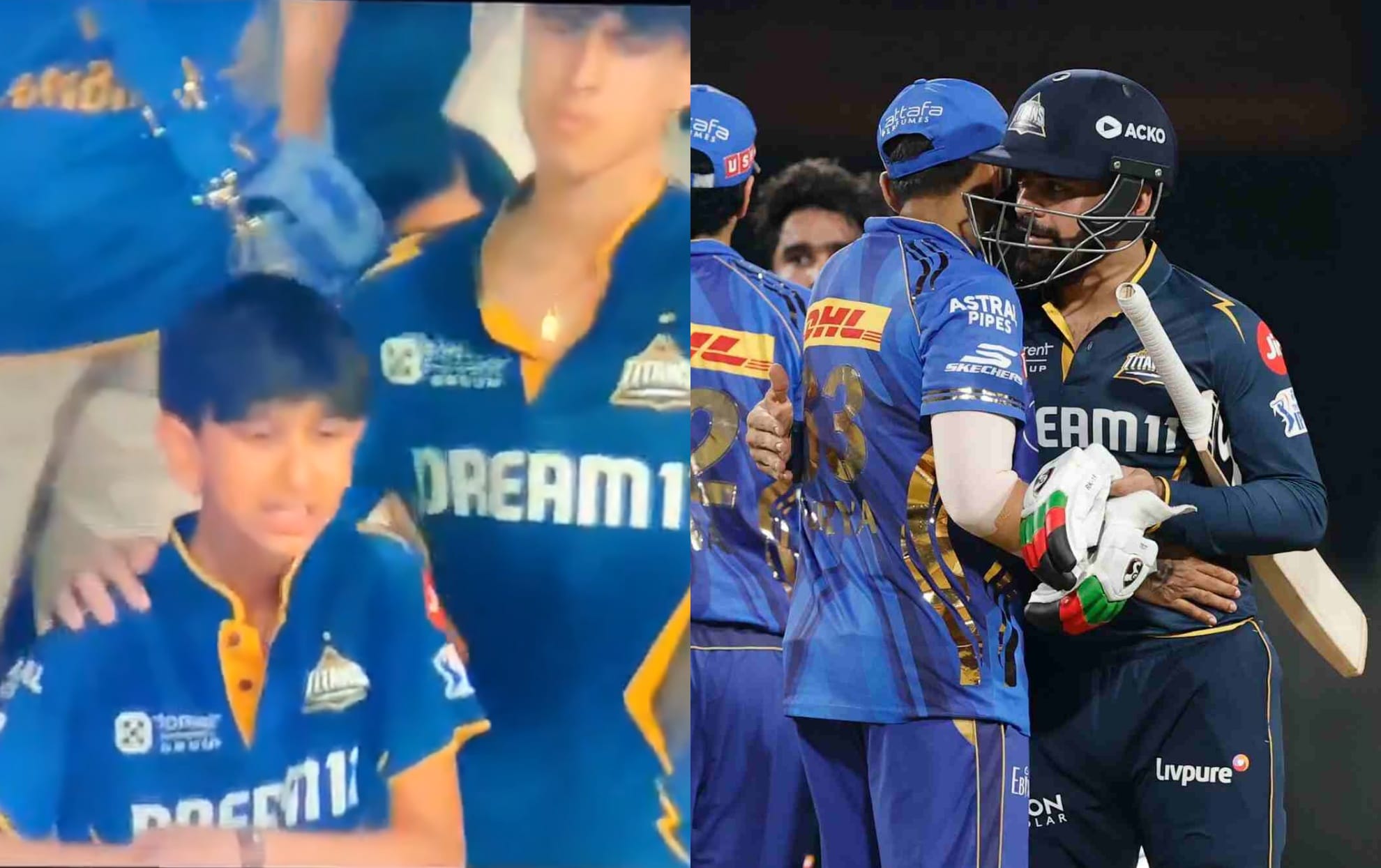 IPL 2025: [Watch] Ashish Nehra's son gets emotional after GT lose Eliminator to MI
