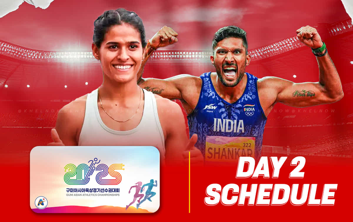Asian Athletics Championships 2025: Updated India schedule for Day 2, May 28