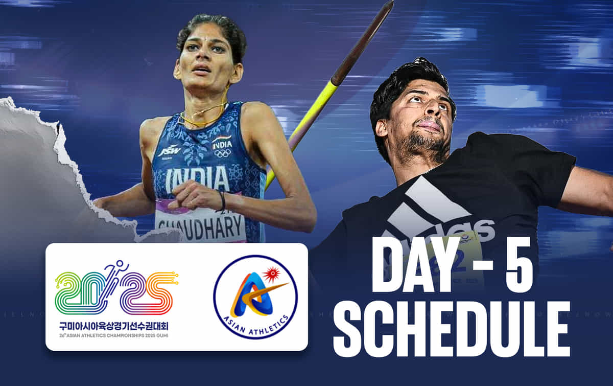 Asian Athletics Championships 2025: Updated India schedule for Day 5, May 31