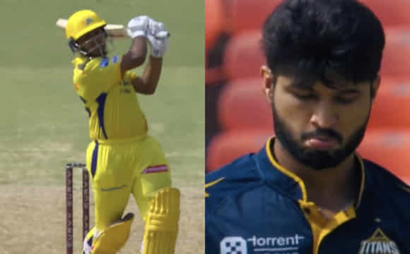 IPL 2025: [Watch] Ayush Mhatre takes apart Arshad Khan, slams 28 runs in an over during GT vs CSK