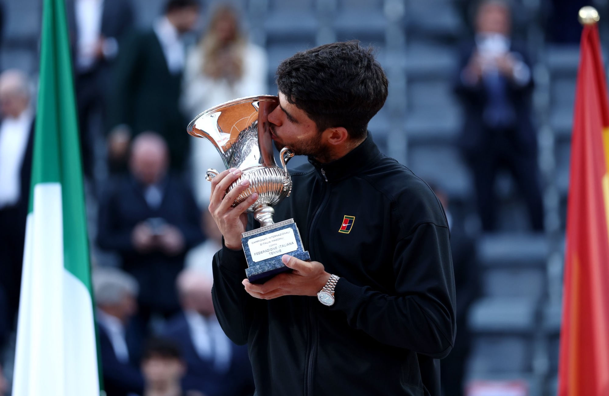 Carlos Alcaraz completes Major Clay Set after winning Italian Open 2025