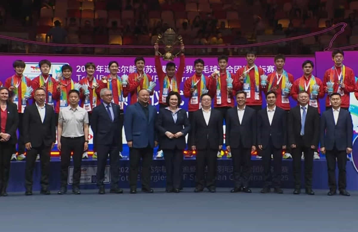China's stronghold on Sudirman Cup continue after record-extending 14th title