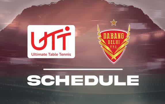 Dabang Delhi TTC schedule, fixtures, results, preview, and squad for Ultimate Table Tennis 2025