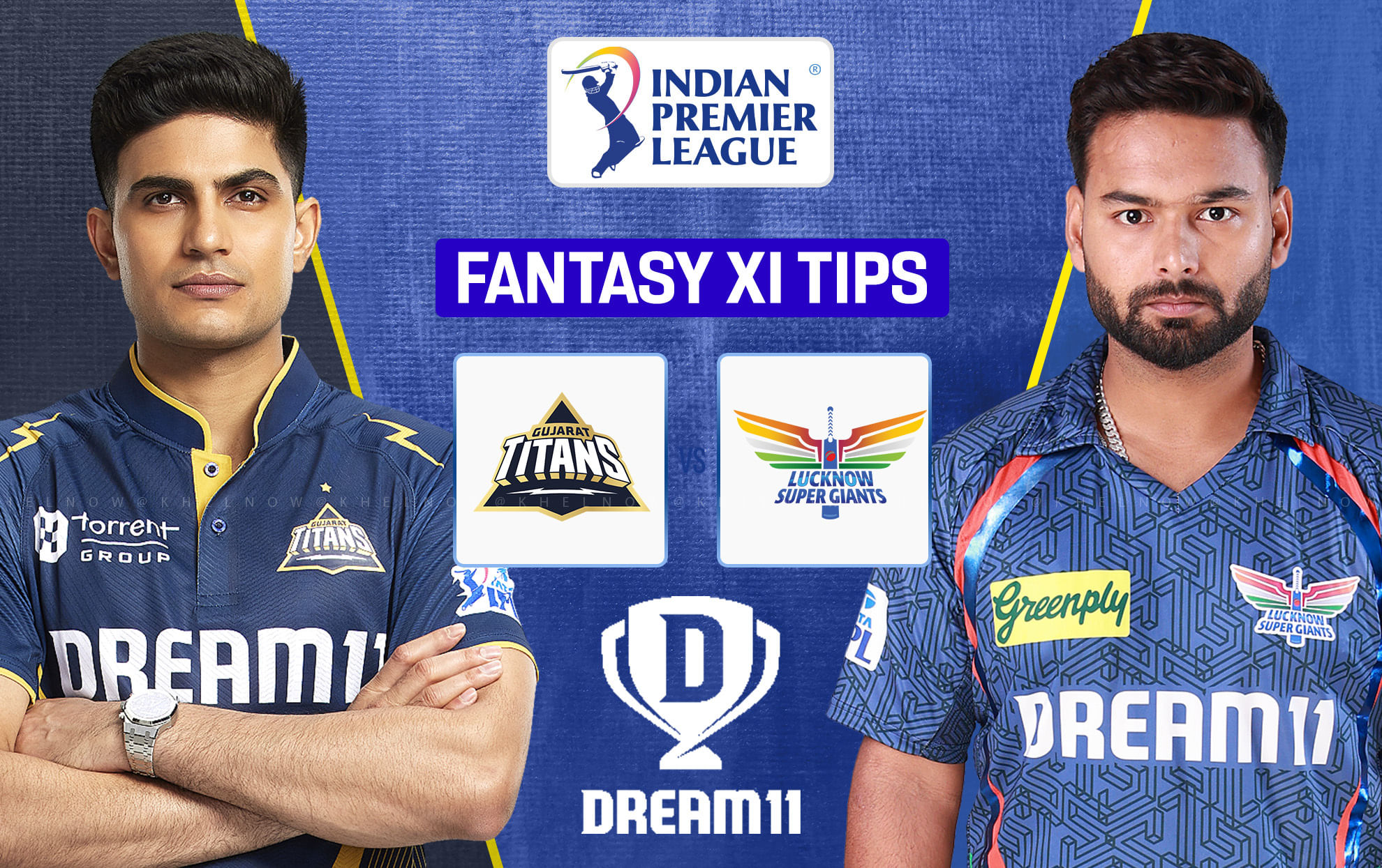 GT vs LSG Dream11 Prediction, Dream11 Playing XI, Today Match 64, IPL 2025 (Indian T20 League)