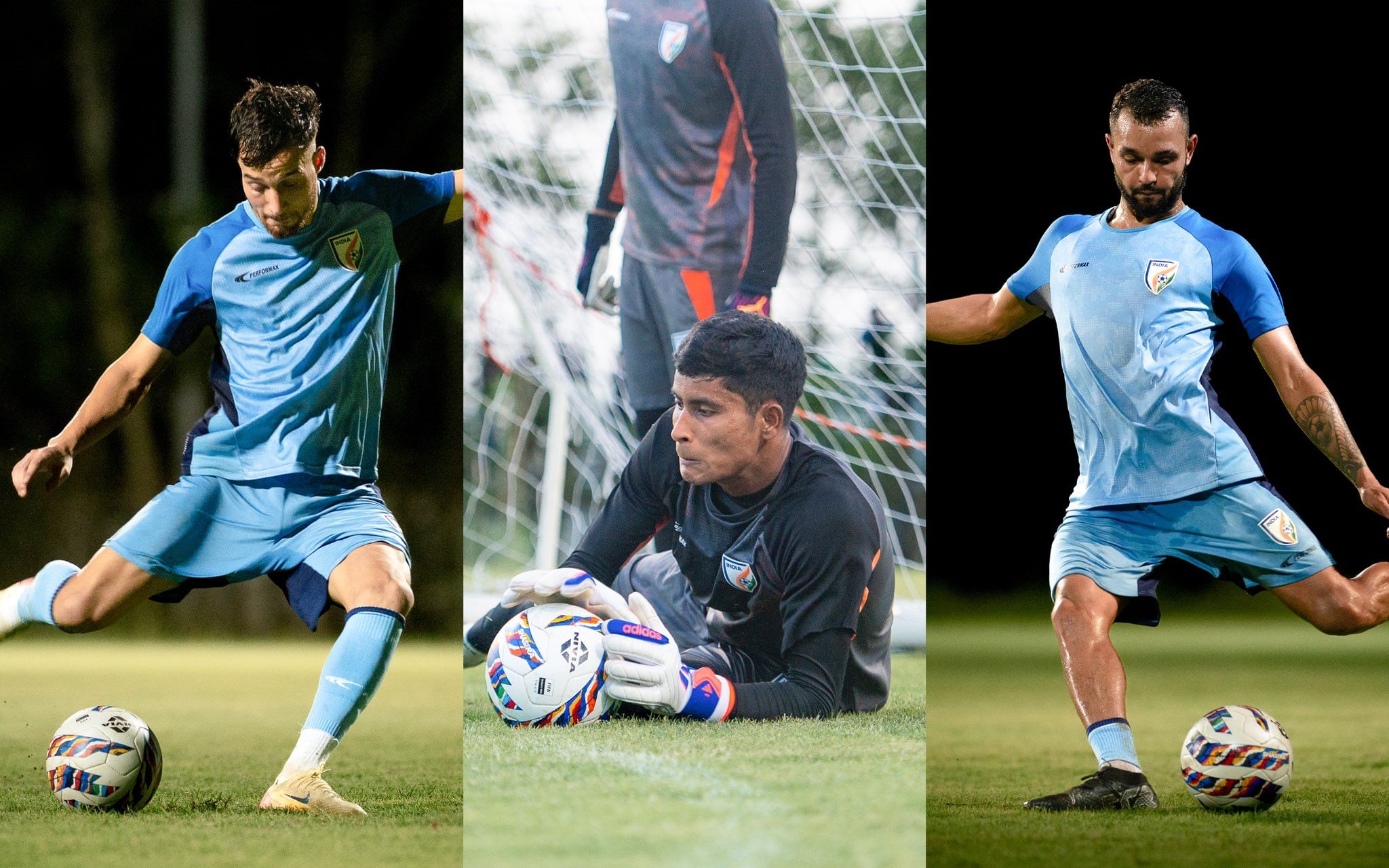 Suhail Bhat, Nikhil Prabhu & Hrithik Tiwari ready to shine on International stage for Indian football team