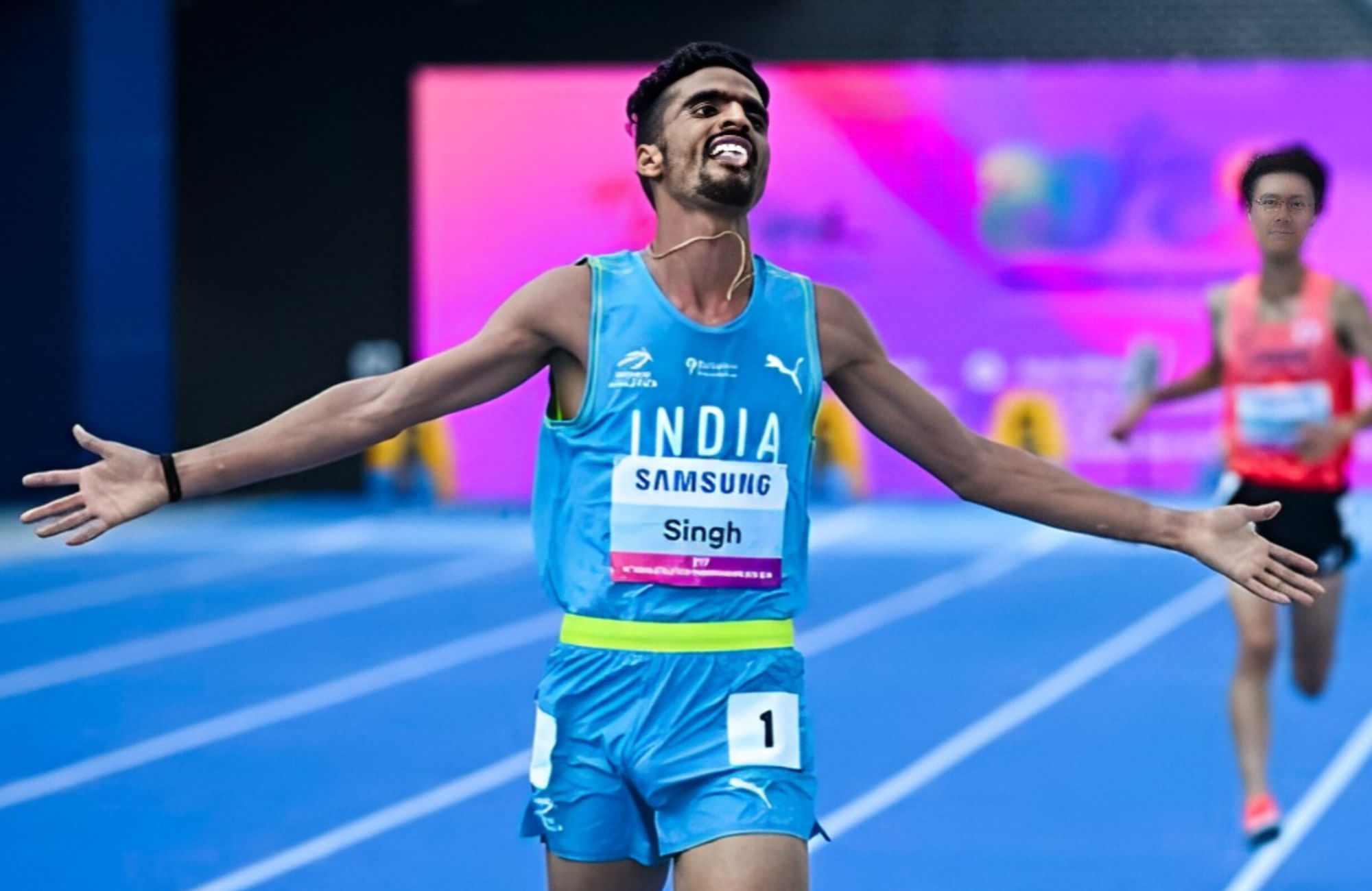 Gulveer Singh wins gold in mens 5000m at Asian Athletics Championships 2025