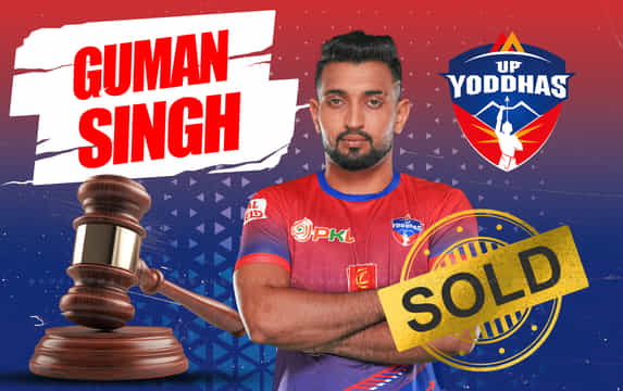 PKL 12 Auctions: UP Yoddhas splurge 1.073 cr to bring in Guman Singh