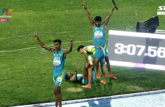 Asian Athletics Championships 2025: Indian mixed relay team win gold in 4x400m