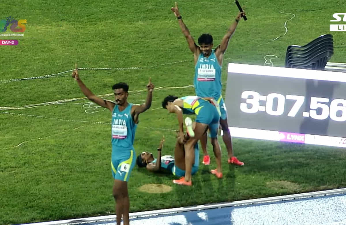 Asian Athletics Championships 2025: Indian mixed relay team win gold in 4x400m