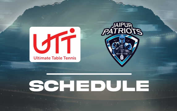Jaipur Patriots schedule, fixtures, results, preview, and squad for Ultimate Table Tennis 2025