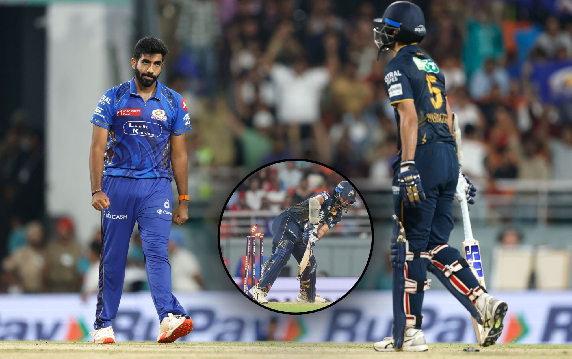 IPL 2025: [Watch]: Jasprit Bumrah destroys Washington Sundar's stumps with a thunderbolt yorker in GT vs MI clash