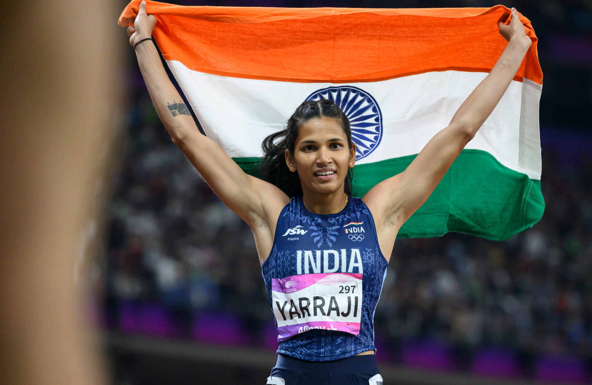 Jyothi Yarraji wins gold in women's 100m hurdles at Asian Athletics Championships 2025