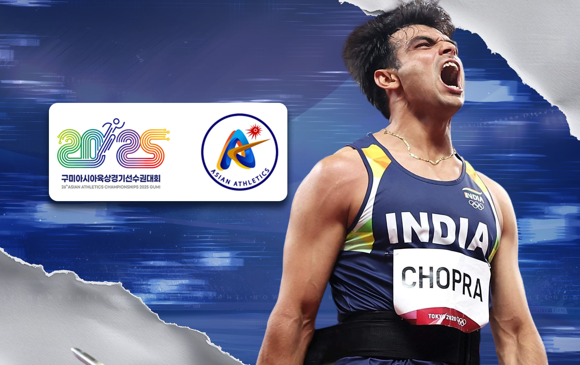 Why is Neeraj Chopra not competing at Asian Athletics Championships 2025?
