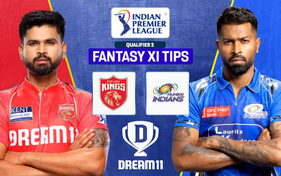 PBKS vs MI Dream11 Prediction, Dream11 Playing XI, Today Match Qualifier 2, IPL 2025 (Indian T20 League)