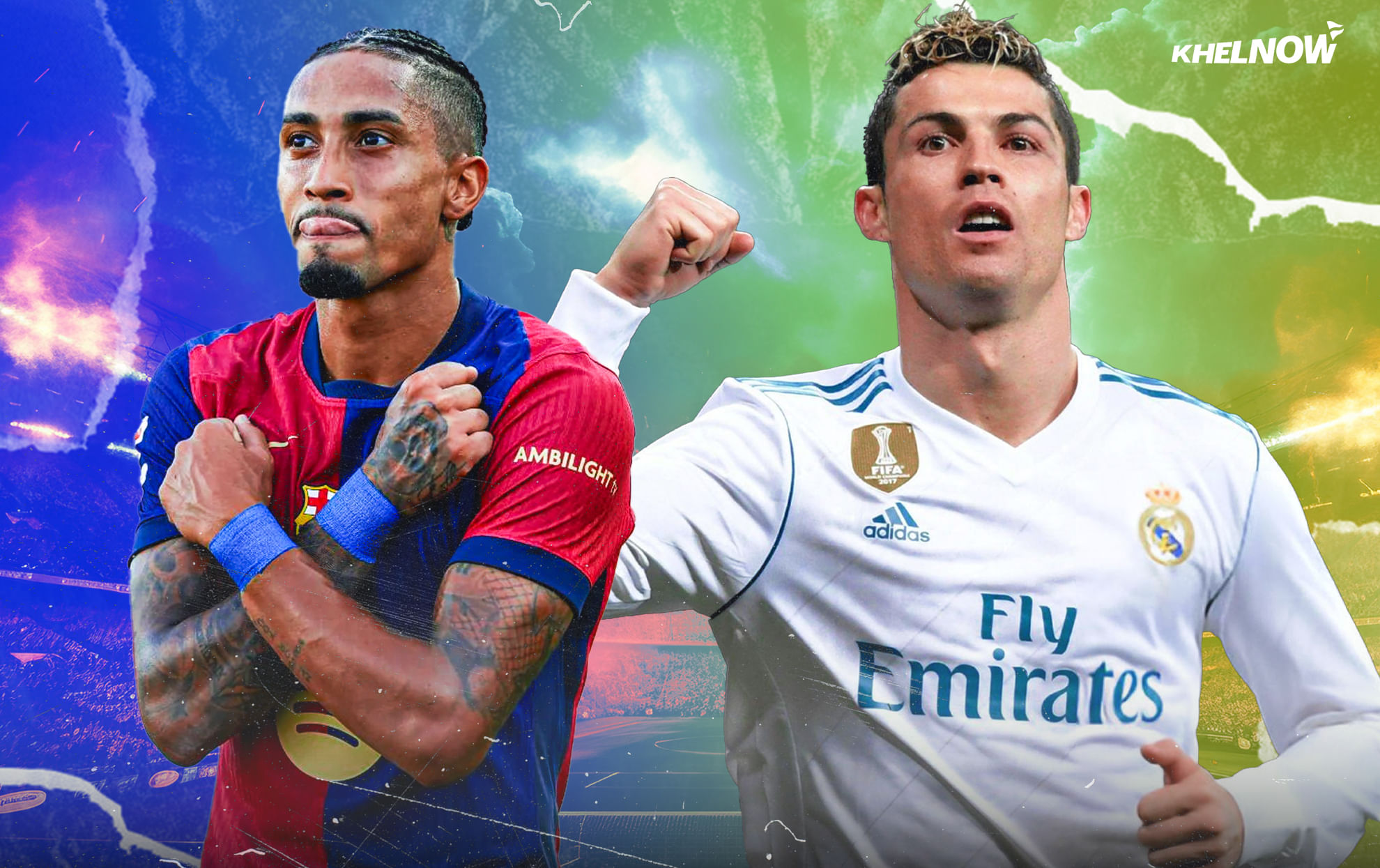 Raphinha vs Cristiano Ronaldo: Stats comparison from best Champions League seasons