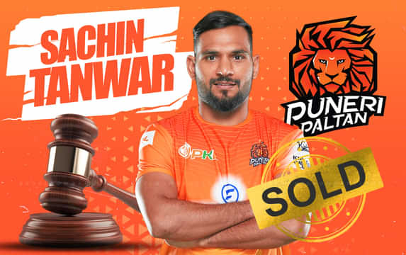 PKL 12 Auction: Crorepati Sachin Tanwar finds new home; Puneri Paltan bag him at 1.058 cr