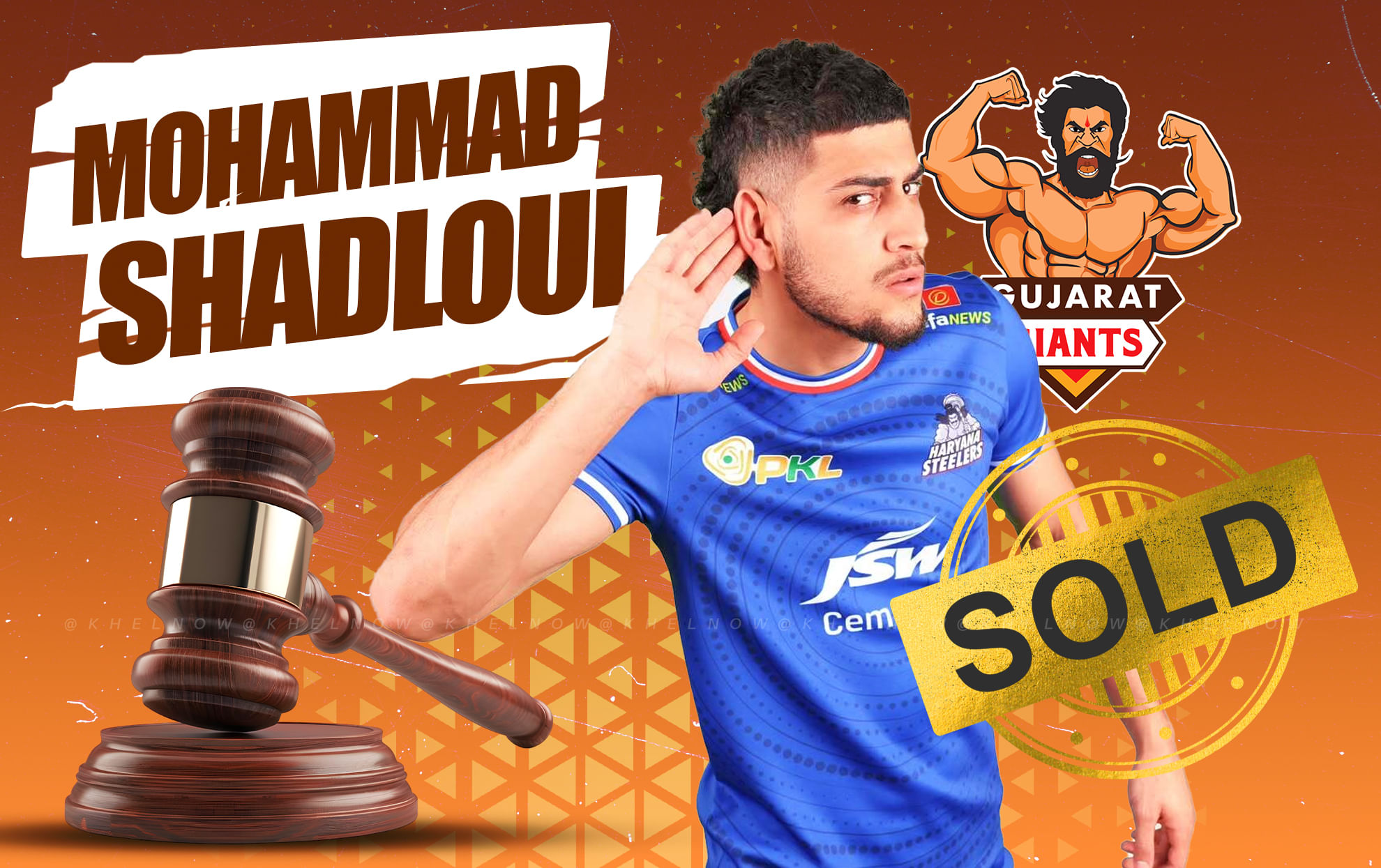 PKL 12 Auction: Mohammadreza Shadloui signed by Gujarat Giants as first pick for 2.23 Cr