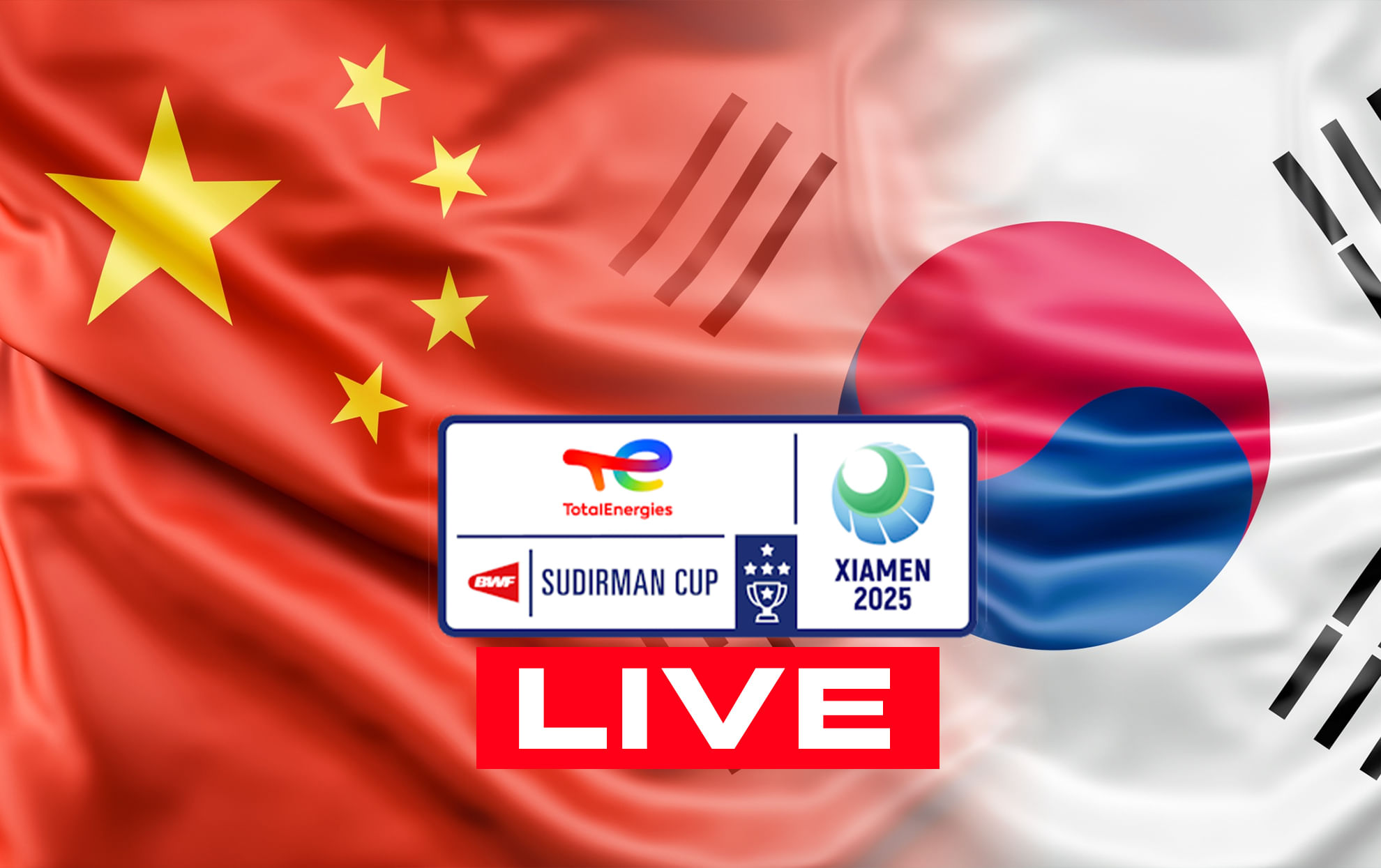 Sudirman Cup 2025 Finals Live Updates: China face South Korea for the title