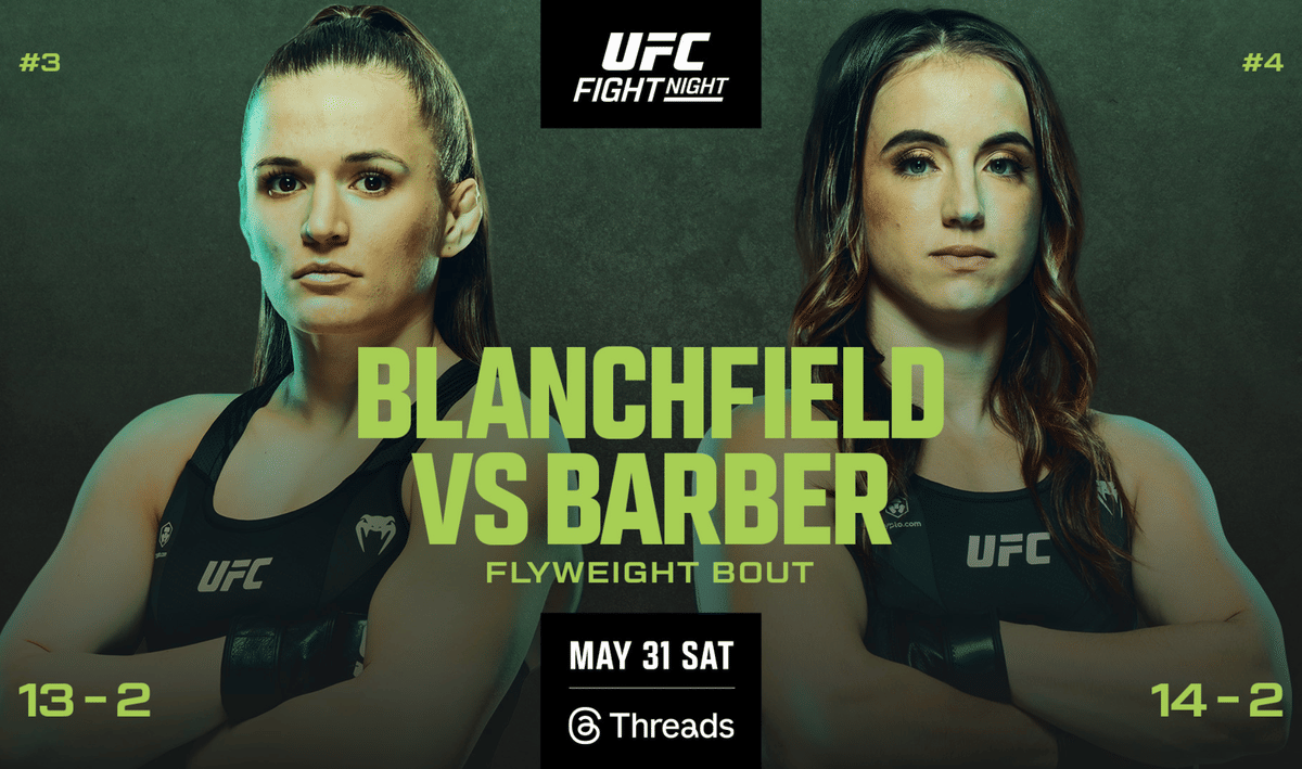 UFC Fight Night Blanchfield vs Barber: Fight card, time, telecast, live streaming info & more