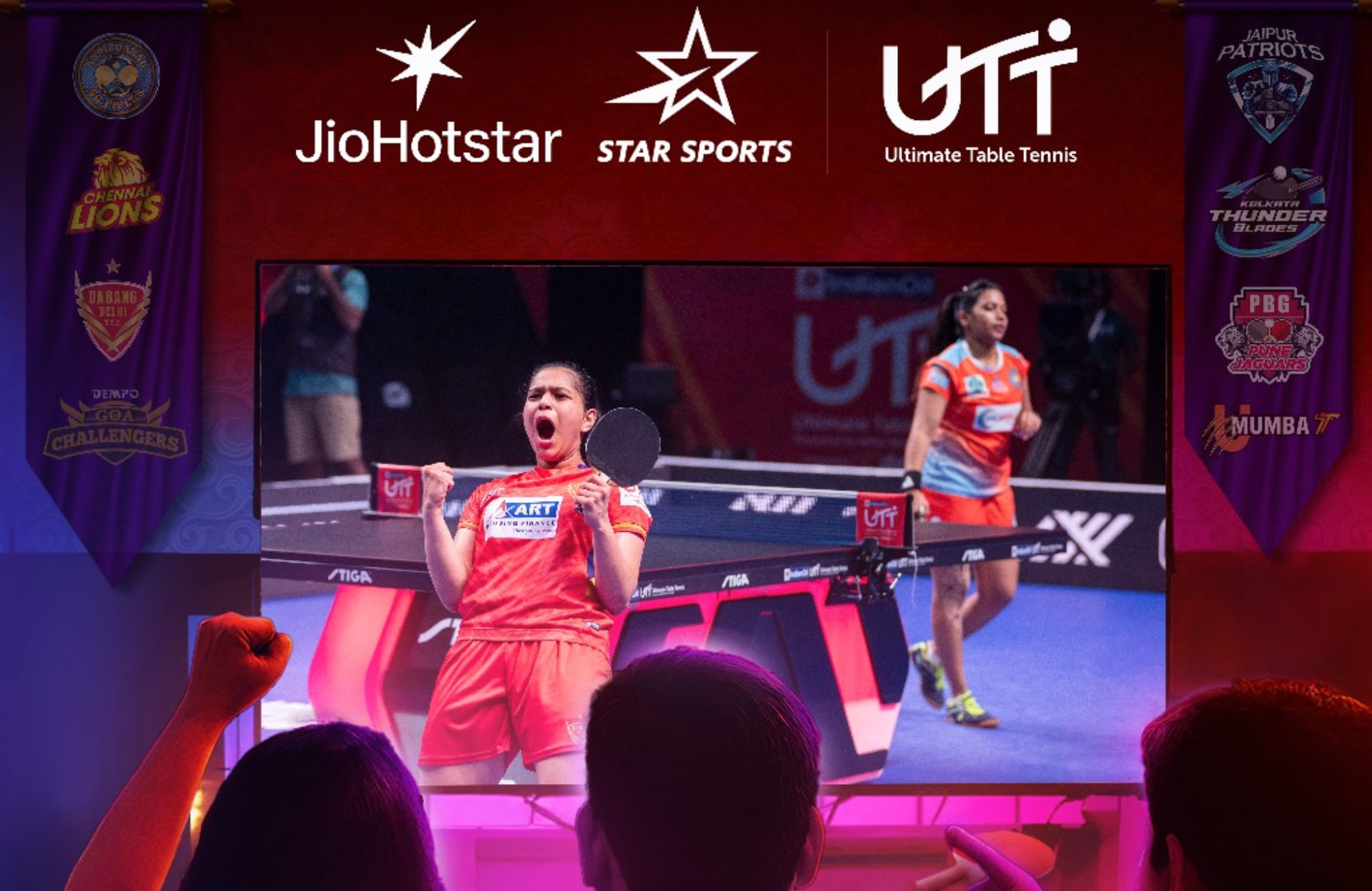 UTT: JioStar to broadcast Ultimate Table Tennis in India until 2027