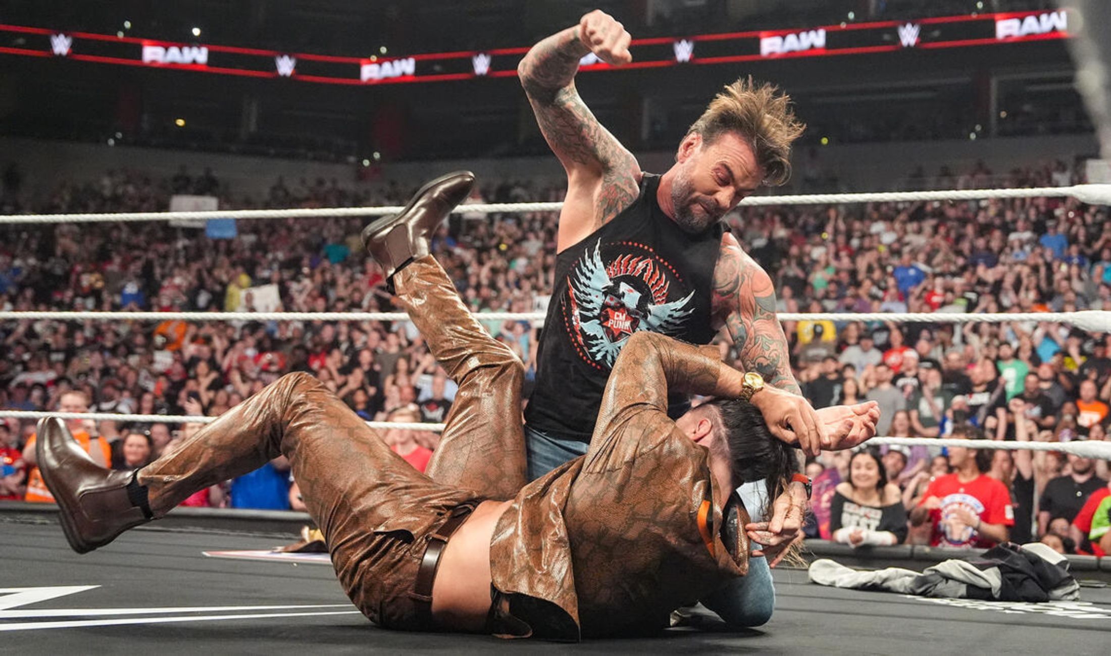 WWE RAW Seth Rollins CM Punk