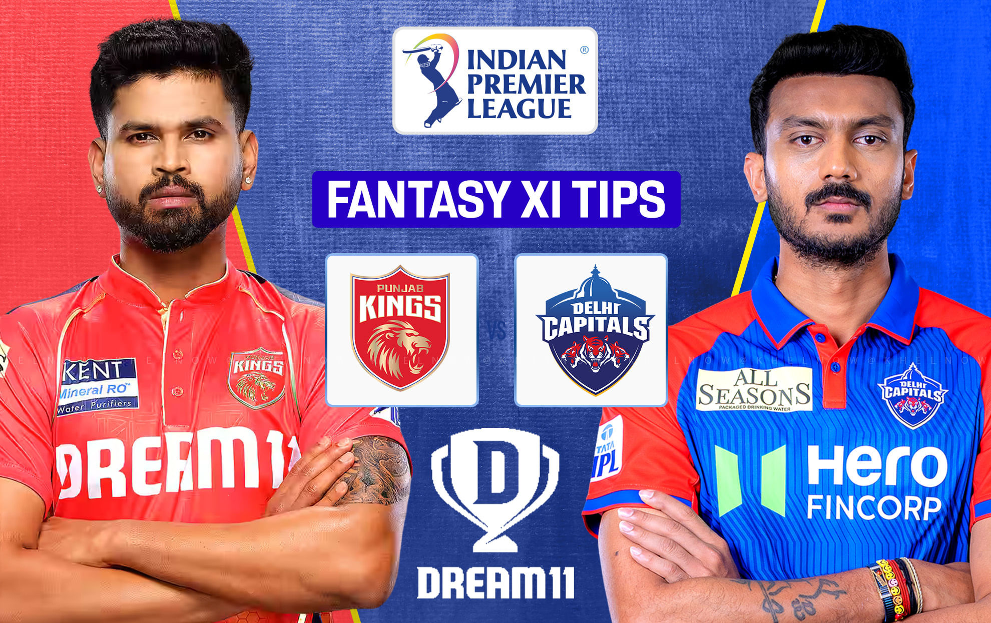 PBKS vs DC Dream11 Prediction, Dream11 Playing XI, Today Match 58, IPL 2025 (Indian T20 League)