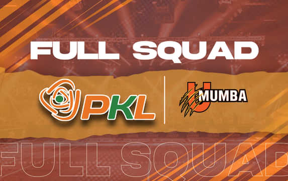 PKL 12: U Mumba full squad list ft. Sunil Kumar