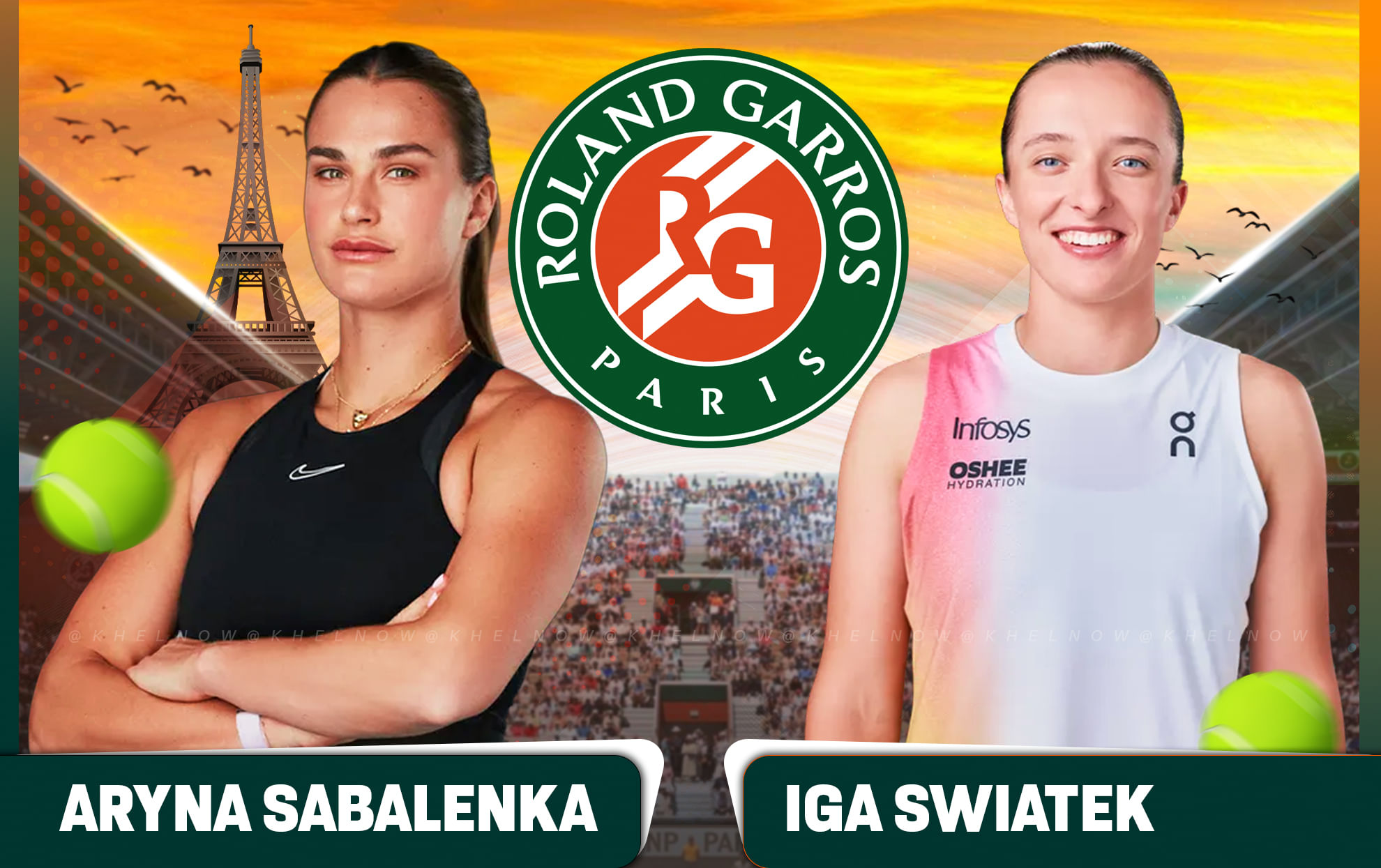 Aryna Sabalenka vs Iga Swiatek prediction, betting tips & odds, head-to-head, preview: French Open 2025