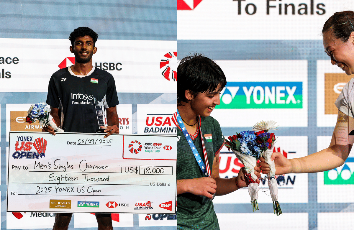 US Open 2025: Ayush Shetty wins maiden BWF title; Tanvi Sharma falls short in final hurdle