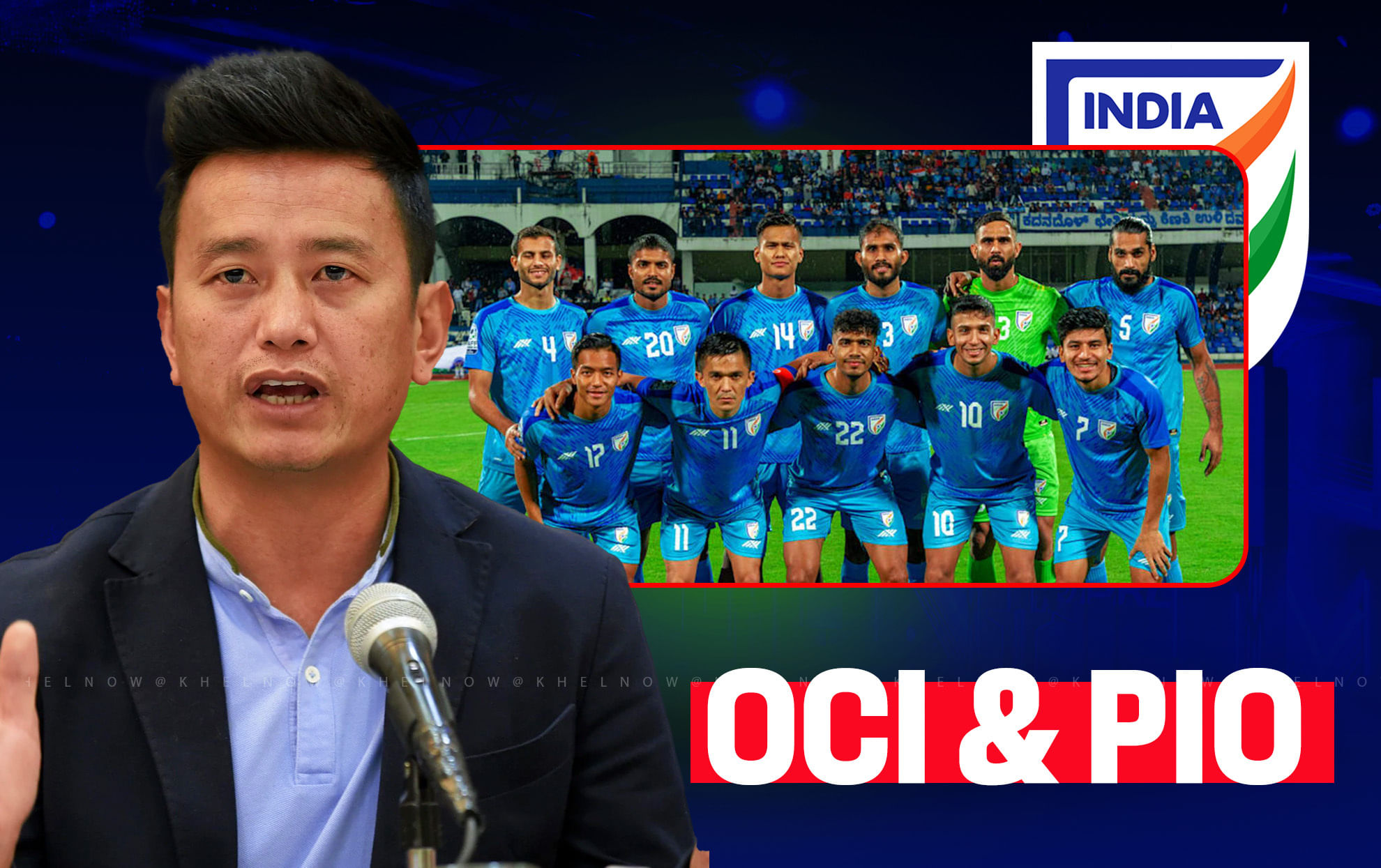 Bhaichung Bhutia weighs in on OCI issue for Indian Football Team