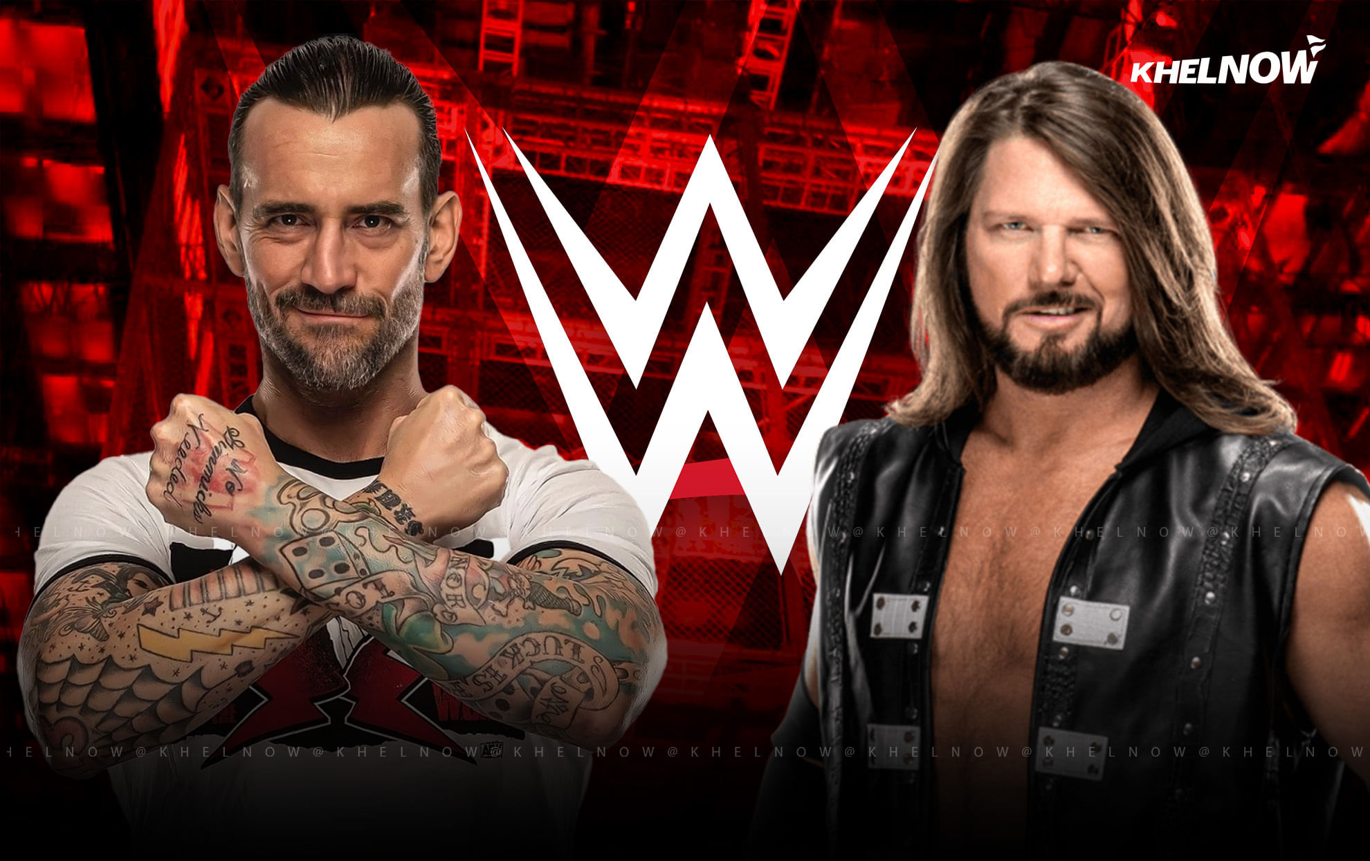 When did CM Punk & AJ Styles last square off in WWE?