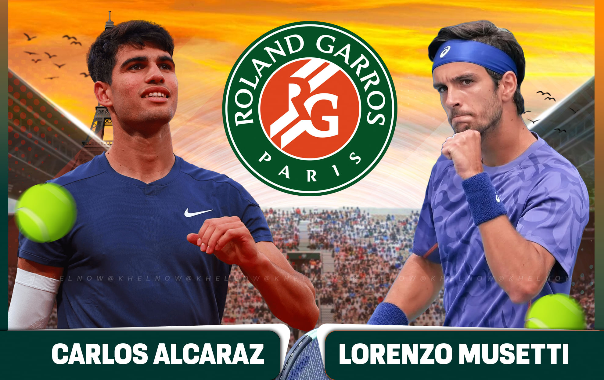 Carlos Alcaraz vs Lorenzo Musetti prediction, betting tips & odds, head-to-head, preview: French Open 2025