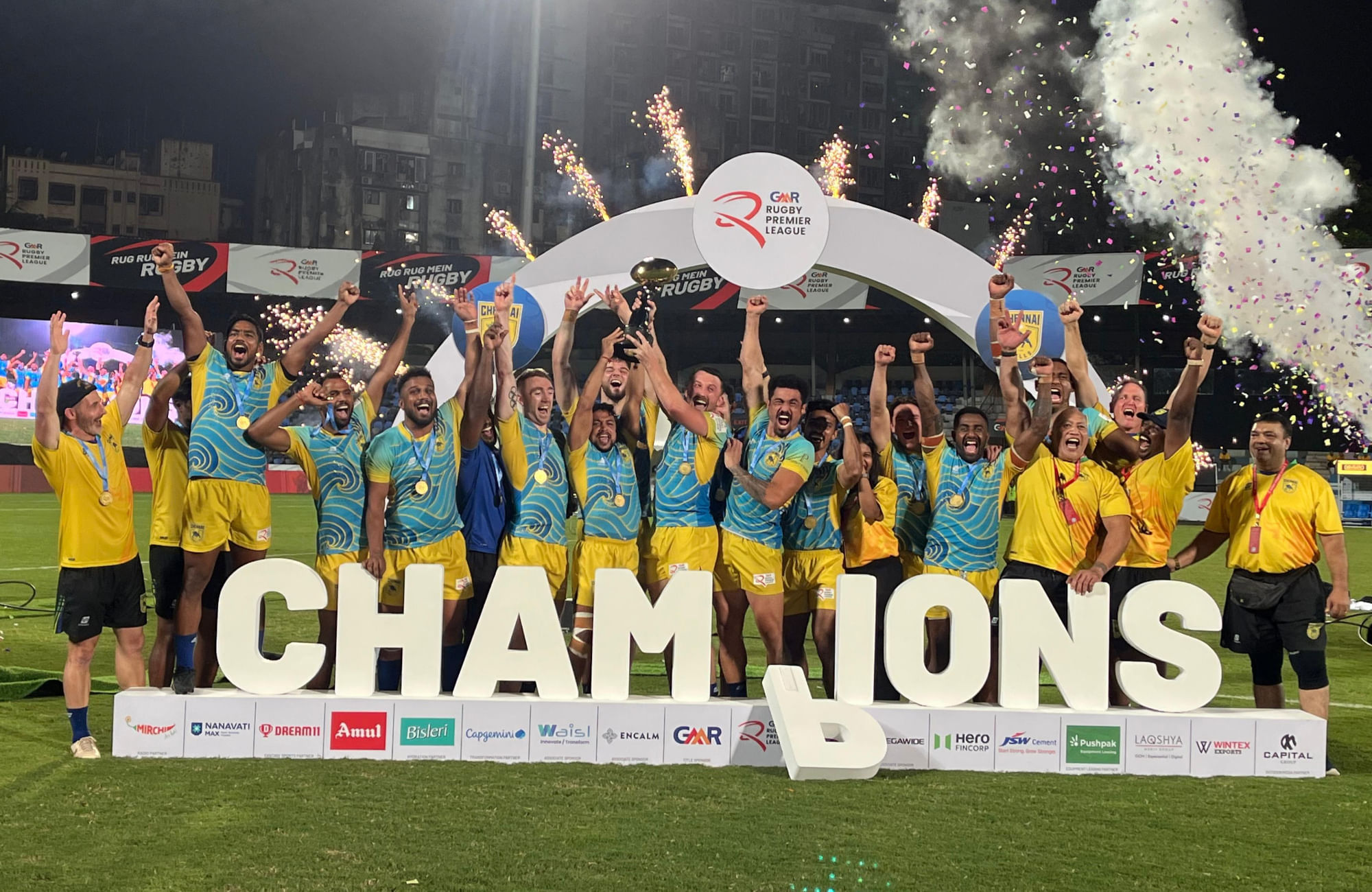 Rugby Premier League: Chennai Bulls crowned first-ever champions, beat Delhi Redz with record score