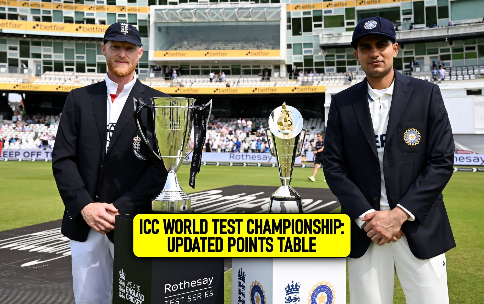 ICC World Test Championship 2025-27: Updated points table after 1st test, ENG vs IND 2025