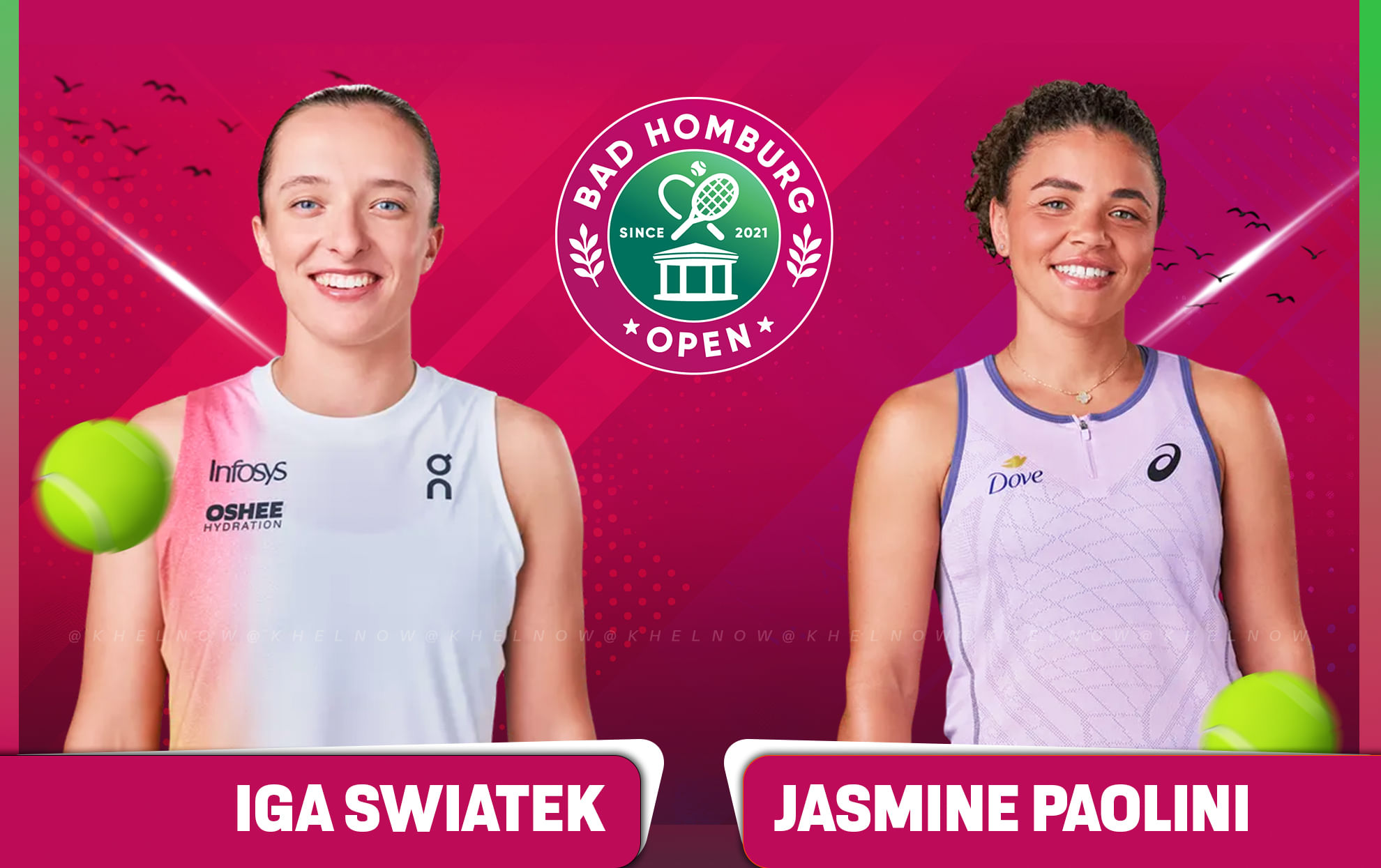 Iga Swiatek vs Jasmine Paolini prediction, betting tips & odds, head-to-head, preview: Bad Homburg Open 2025
