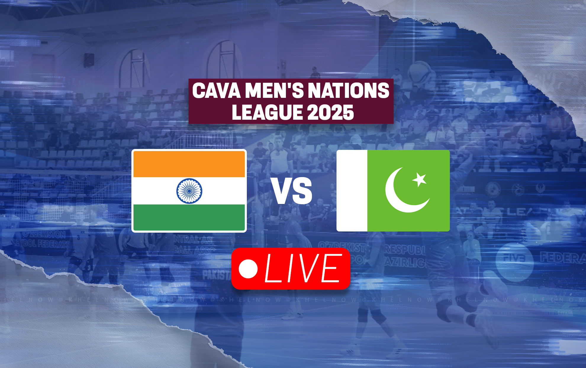 India vs Pakistan Live Streaming: CAVA Mens Nations League 2025