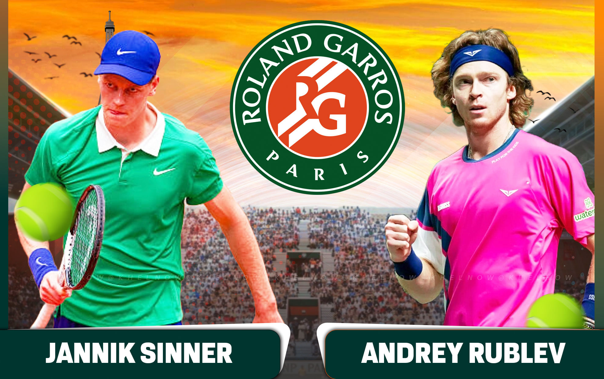 Jannik Sinner vs Andrey Rublev prediction, betting tips & odds, head-to-head, preview: French Open 2025