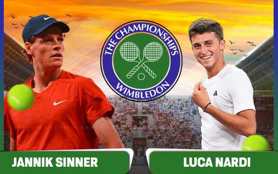 Jannik Sinner vs Luca Nardi prediction, betting tips & odds, head-to-head, preview: Wimbledon 2025