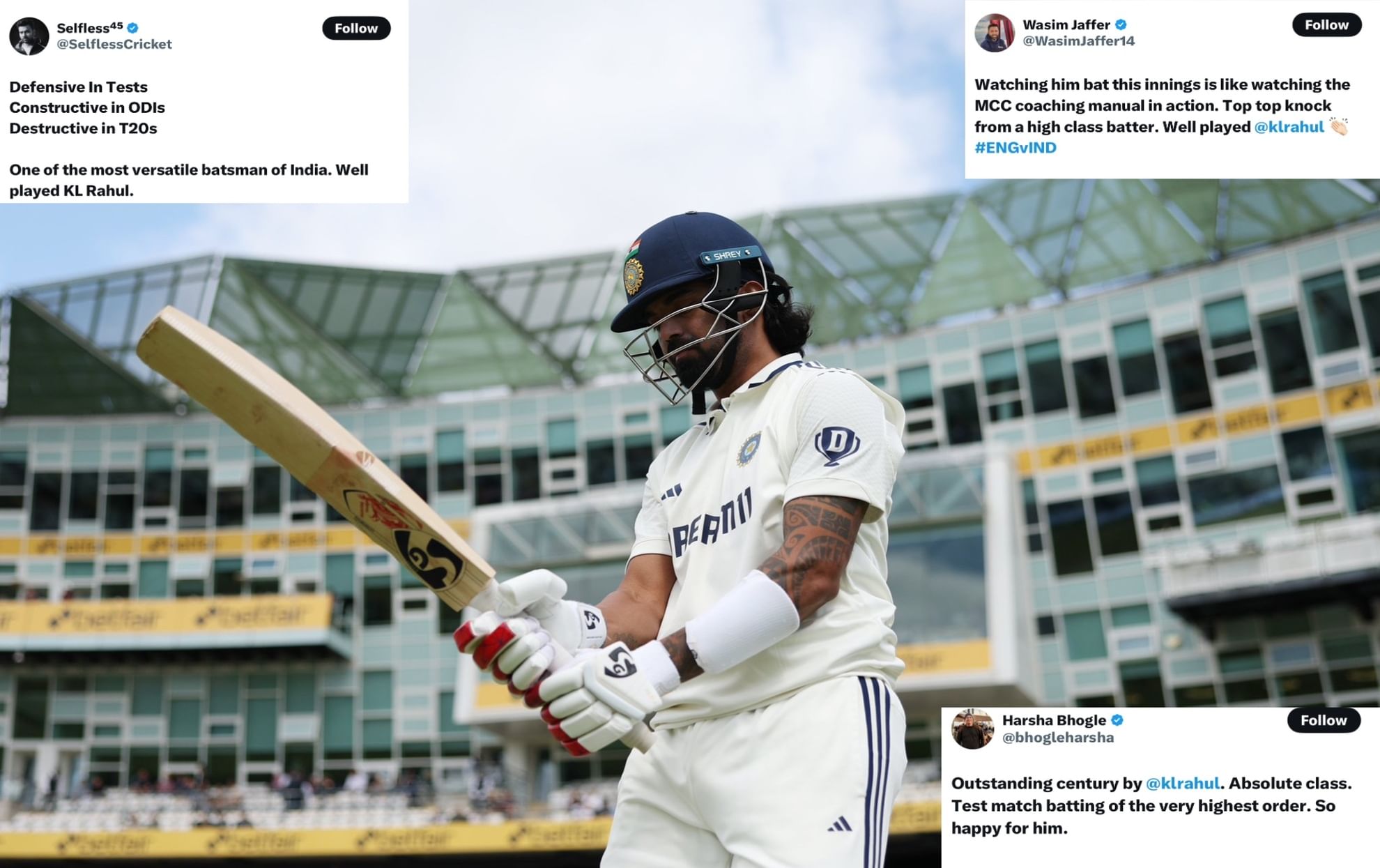 Pure Test match gold- Fans hail KL Rahul as he registers sensational ton in IND vs ENG 1st test