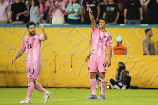 Luis Suarez Lionel Messi Inter Miami