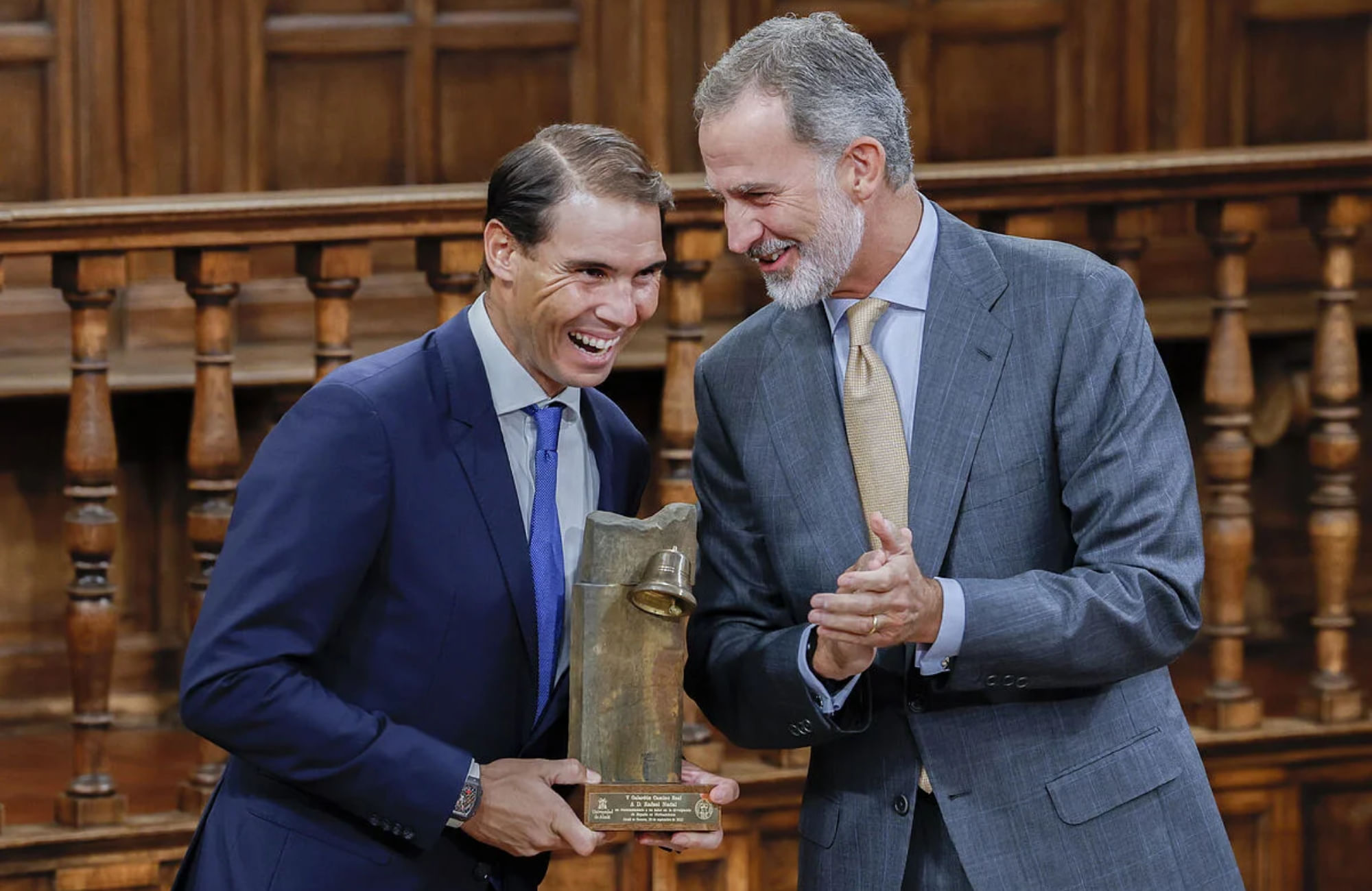 Tennis legend Rafael Nadal felicitated with noble title by King Felipe VI of Spain