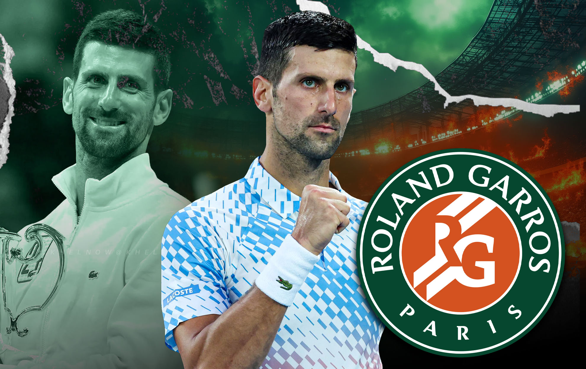 Novak Djokovics projected path to French Open 2025 final