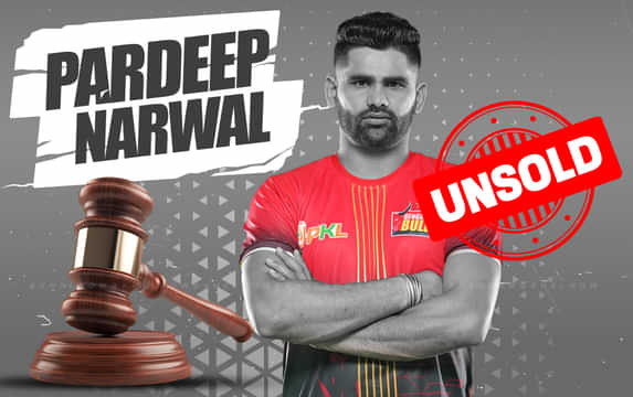 PKL 12 Auction: Pardeep Narwal goes unsold yet again; 'GOAT' to miss upcoming season