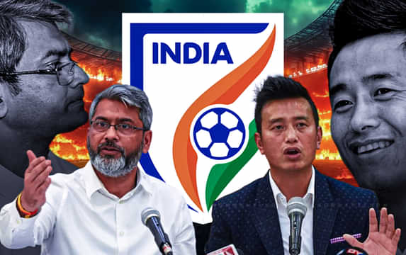 AIFF President Kalyan Chaubey accuses Bhaichung Bhutia of misusing power & football academies