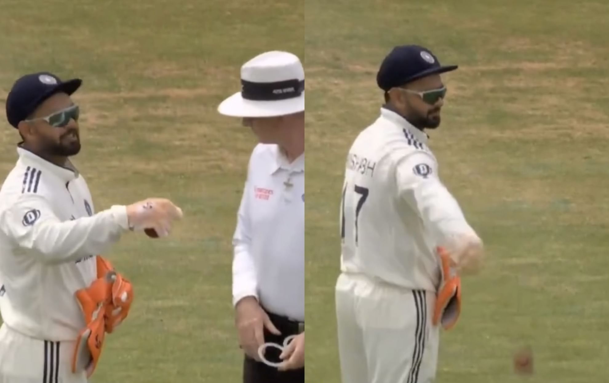 [Watch] Rishabh Pant fumes as umpire refuses ball change during IND vs ENG 1st test, throws away old ball in frustration