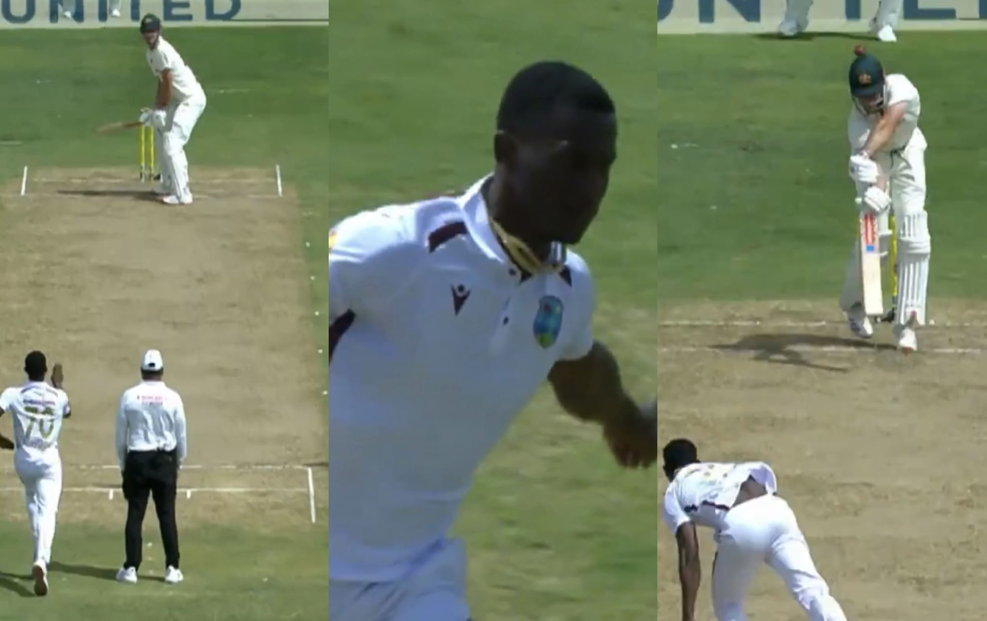 [Watch] Shamar Joseph destroys Australian batting lineup with a brutal four-fer after being called ‘crap’ by Ian Healy during WI vs AUS 1st test