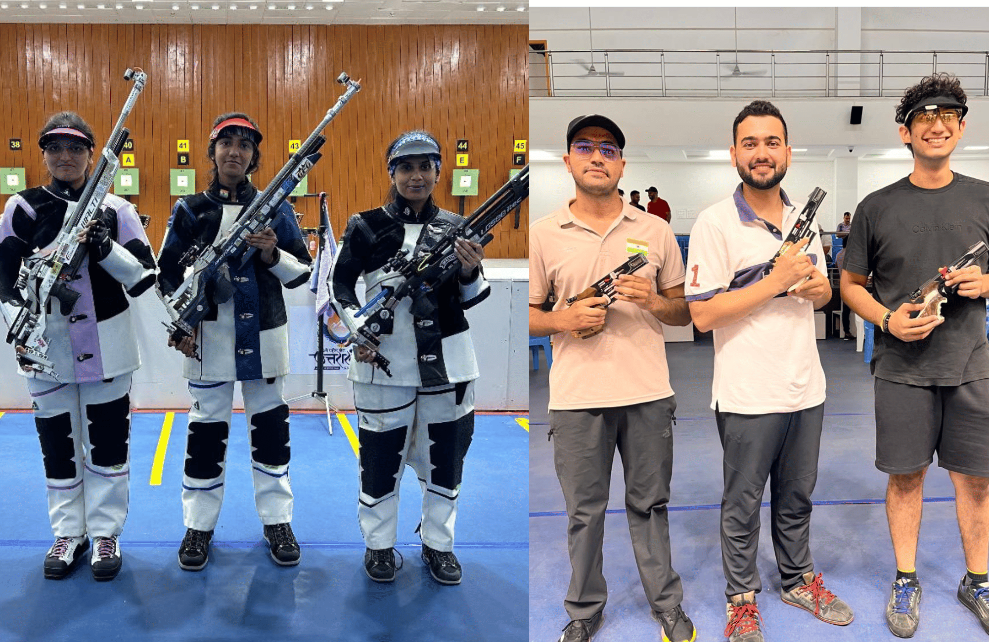 Shooting Selection Trials: Anish Bhanwala wins men’s 25m rapid fire pistol, Narmada Nithin clinches 10m air rifle gold in Raipur