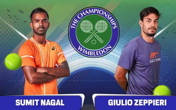 Sumit Nagal vs Giulio Zeppieri prediction, betting tips & odds, head-to-head, preview: Wimbledon 2025 qualifying