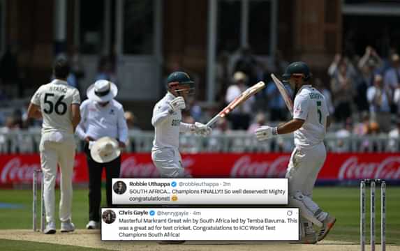 "This time for Africa"- Twitter erupts in joy as South Africa win ICC WTC 2023-25 final against Australia
